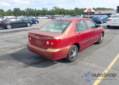 2007 Toyota Corolla Ce from USA, damaged, VIN 2T1BR32E37C854831